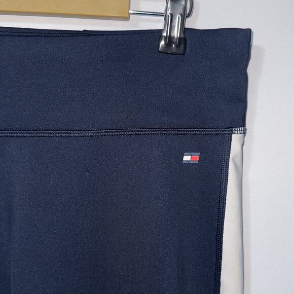 Tommy Hilfiger Sport Women’s Colorblock Leggings - Size XL (Red, White, Navy) - Picture 4 of 7